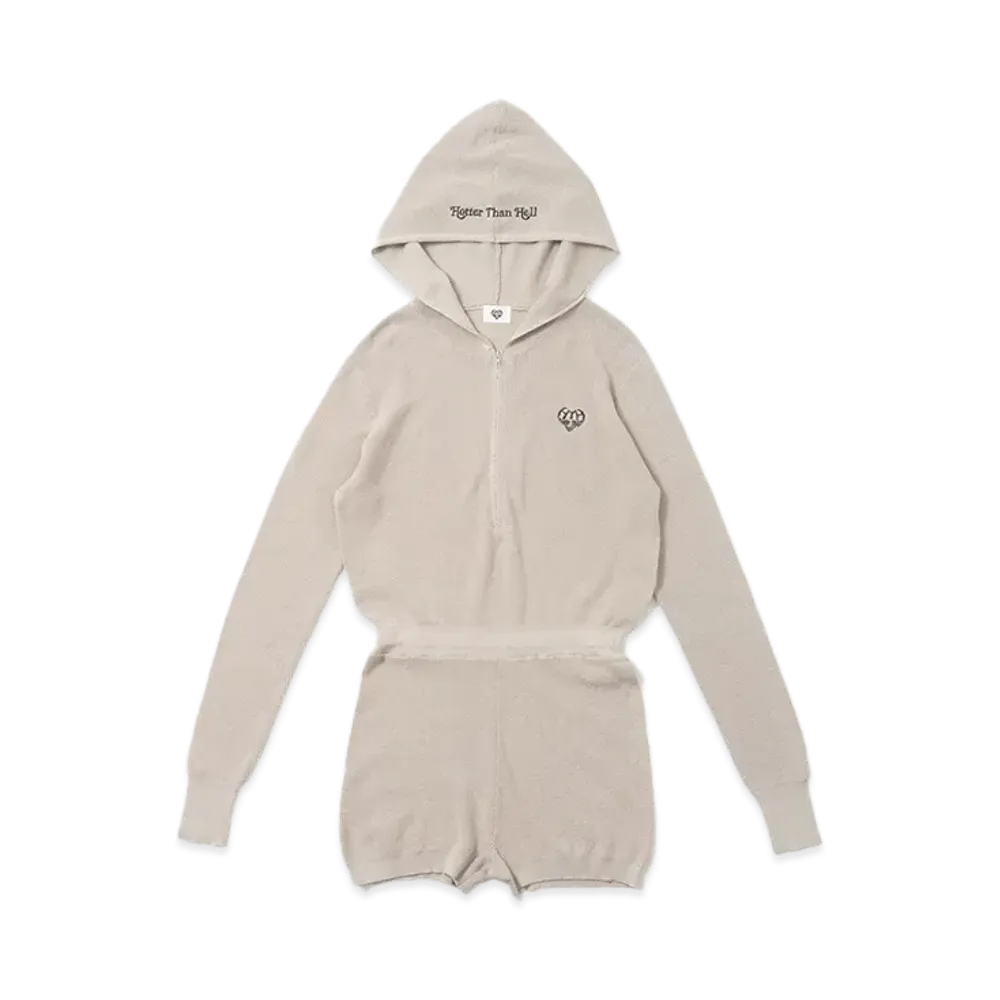 HTH hood romper "GRAY"
