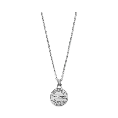 GARNI Engrave Coin Pendant-S "ONE COLOR"