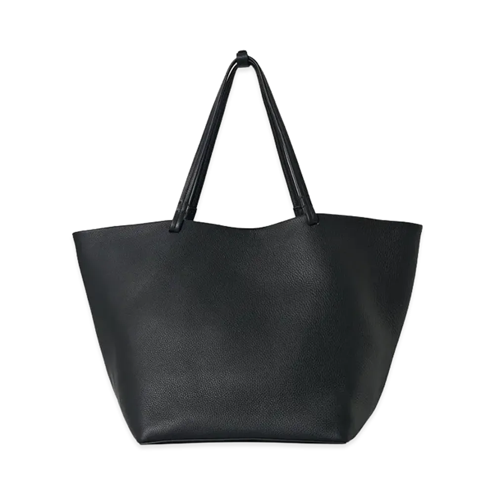 The Row Women's XL Park Leather Tote "Black"