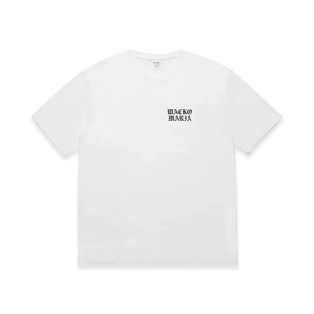 WACKO MARIA Washed Heavy Weight T-Shirt "White"