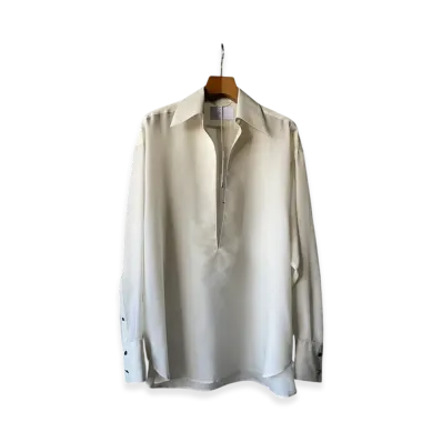 SUGARHILL Sheer Skipper Shirt "White Stripe"