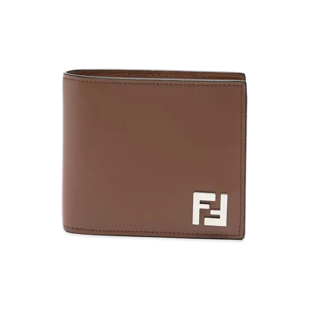 FENDI Bifold Squared FF Wallet "Brown"
