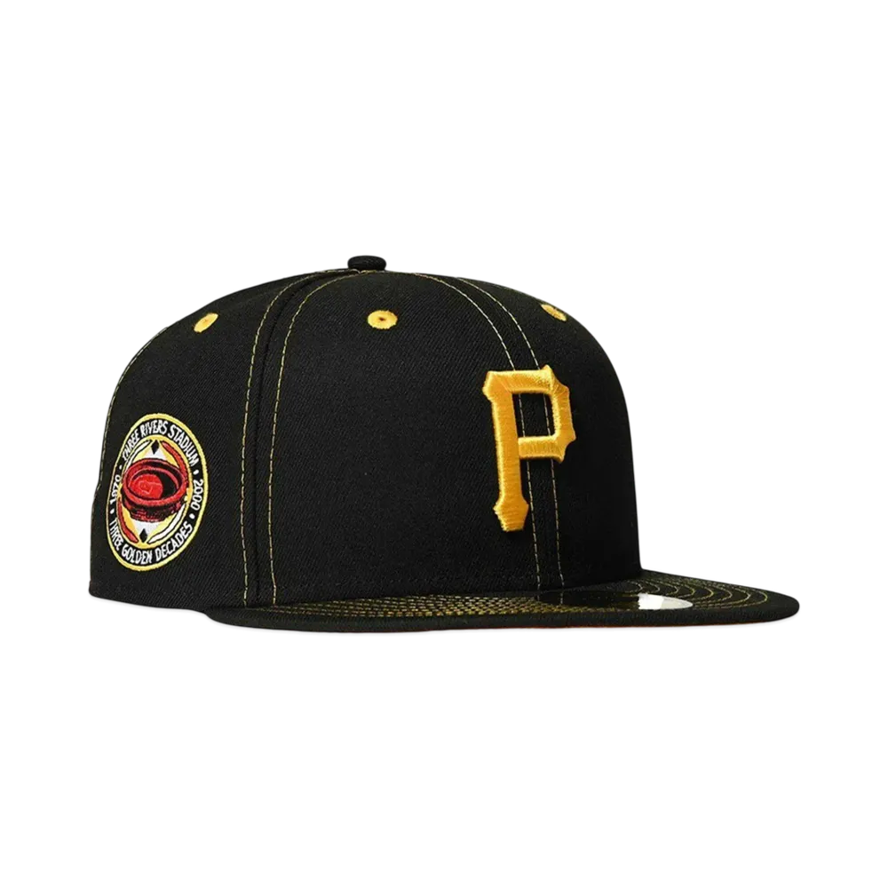 HOME GAME PITTSBURGH PIRATES CO THREE RIVER STADIUM 59FIFTY "BLACK"