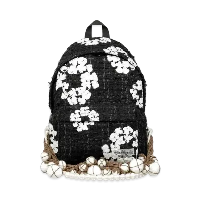 READYMADE x Denim Tears Tweed Backpack W.Chain "Black"