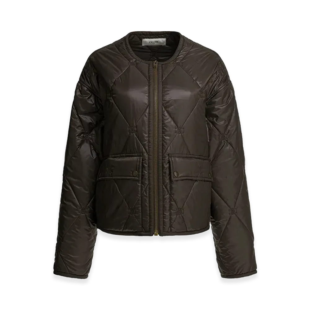 CELINE Women's Jackets & Coats "Brown"