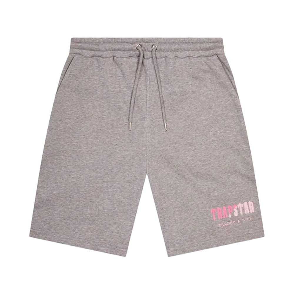 TRAPSTAR Decoded Chenille Short Set "White/Grey/Pink"