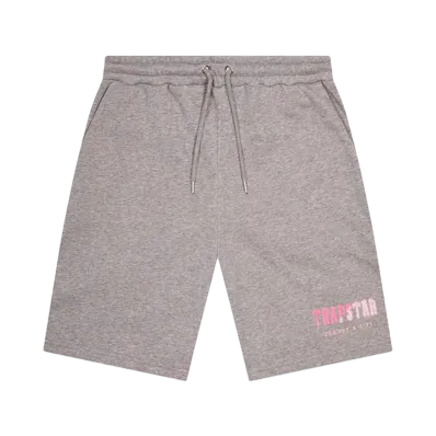 TRAPSTAR Decoded Chenille Short Set "White/Grey/Pink"