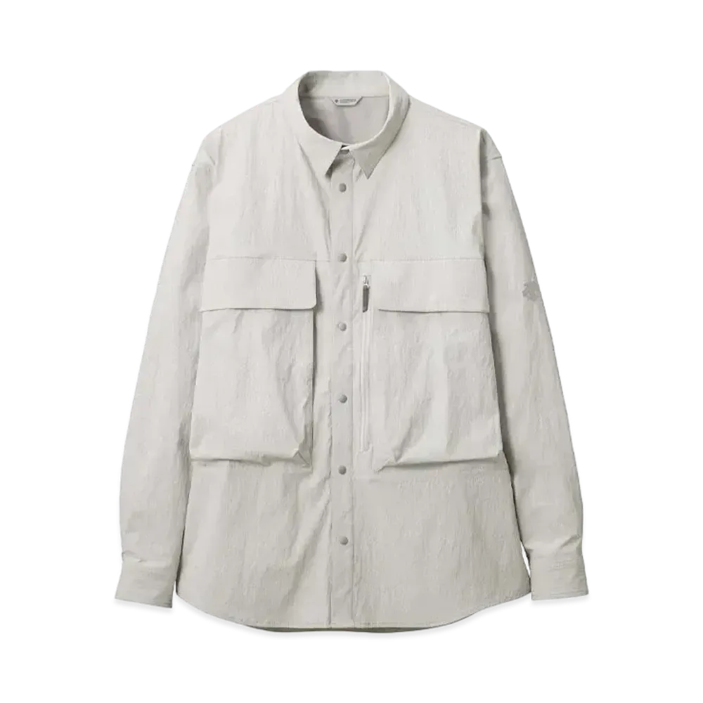 DESCENTE ALLTERRAIN 81 Over L/S Shirt "Rim Gray"