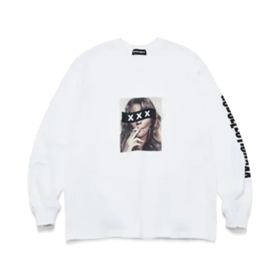 GOD SELECTION XXX Long Sleeve T-Shirt GX-A24-LT-09 "White"