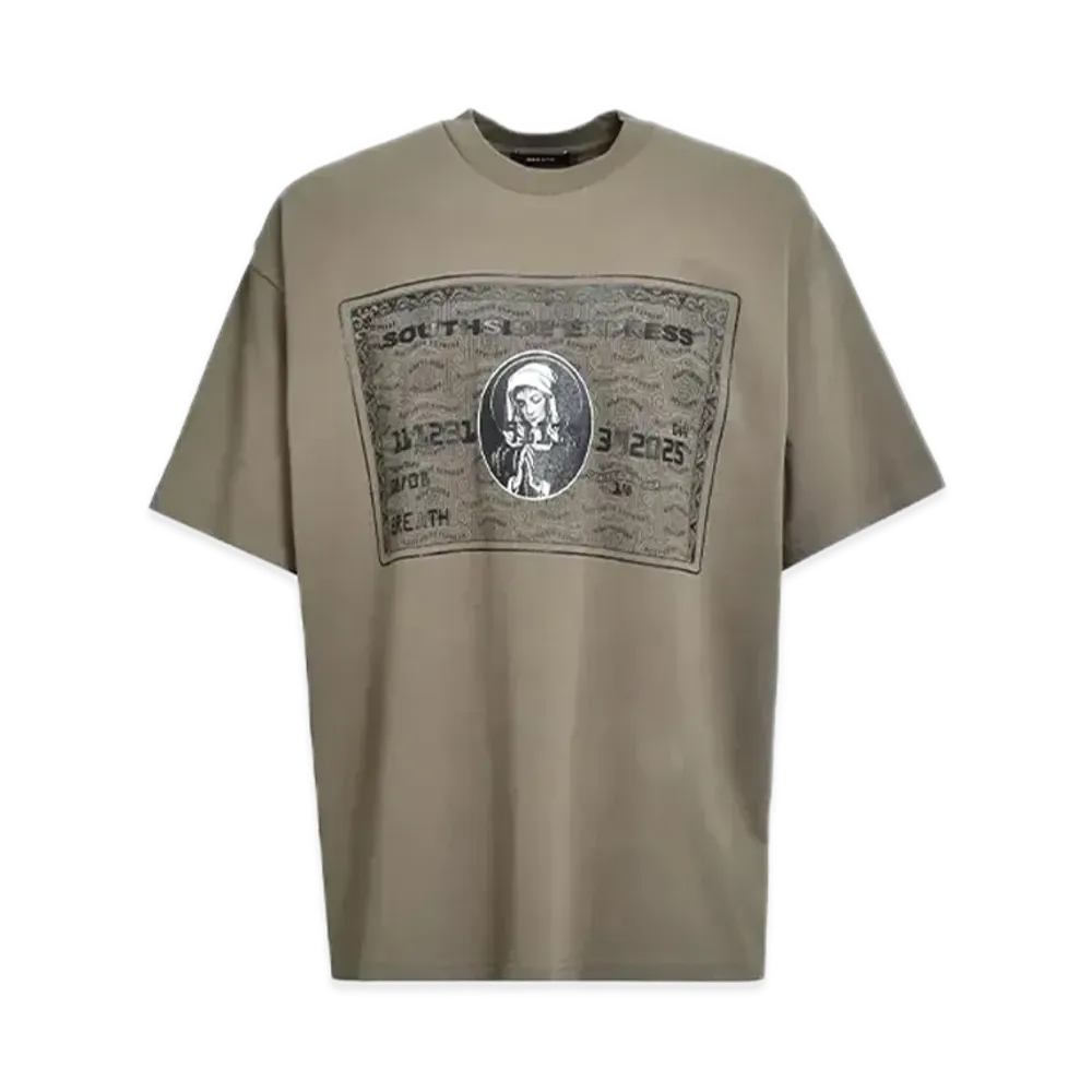 BREATH Black Card Tee "Brown"