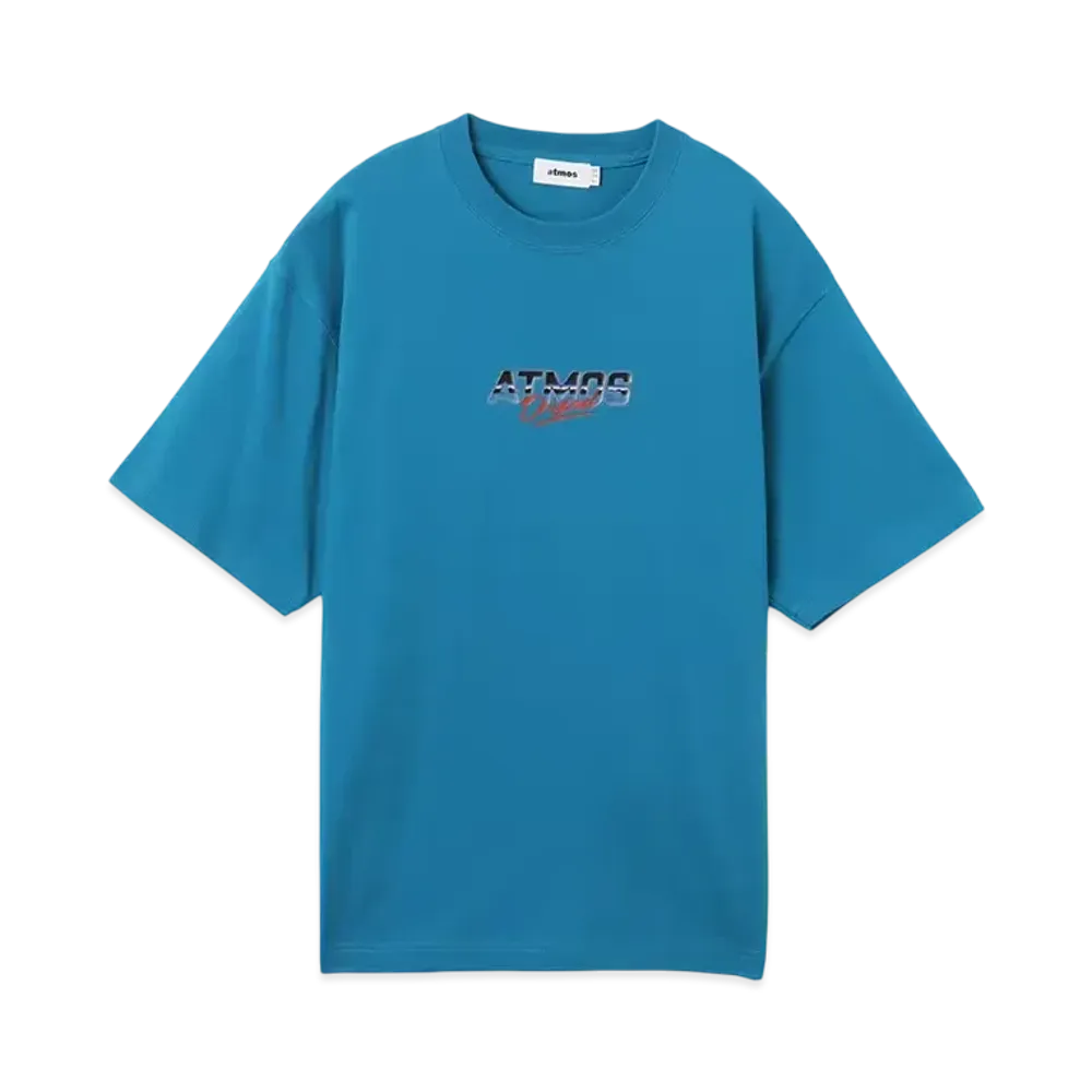 atmos Metallic Print T-Shirt "Blue"