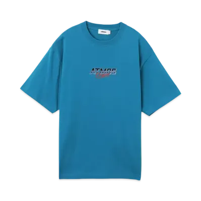atmos Metallic Print T-Shirt "Blue"