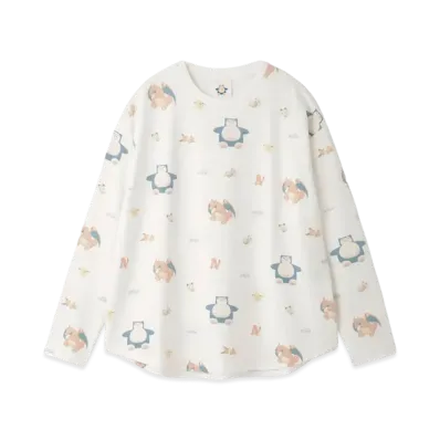 GELATO PIQUE x Pokemon Sleep Sleep Pattern Long T-shirt #1 "B"