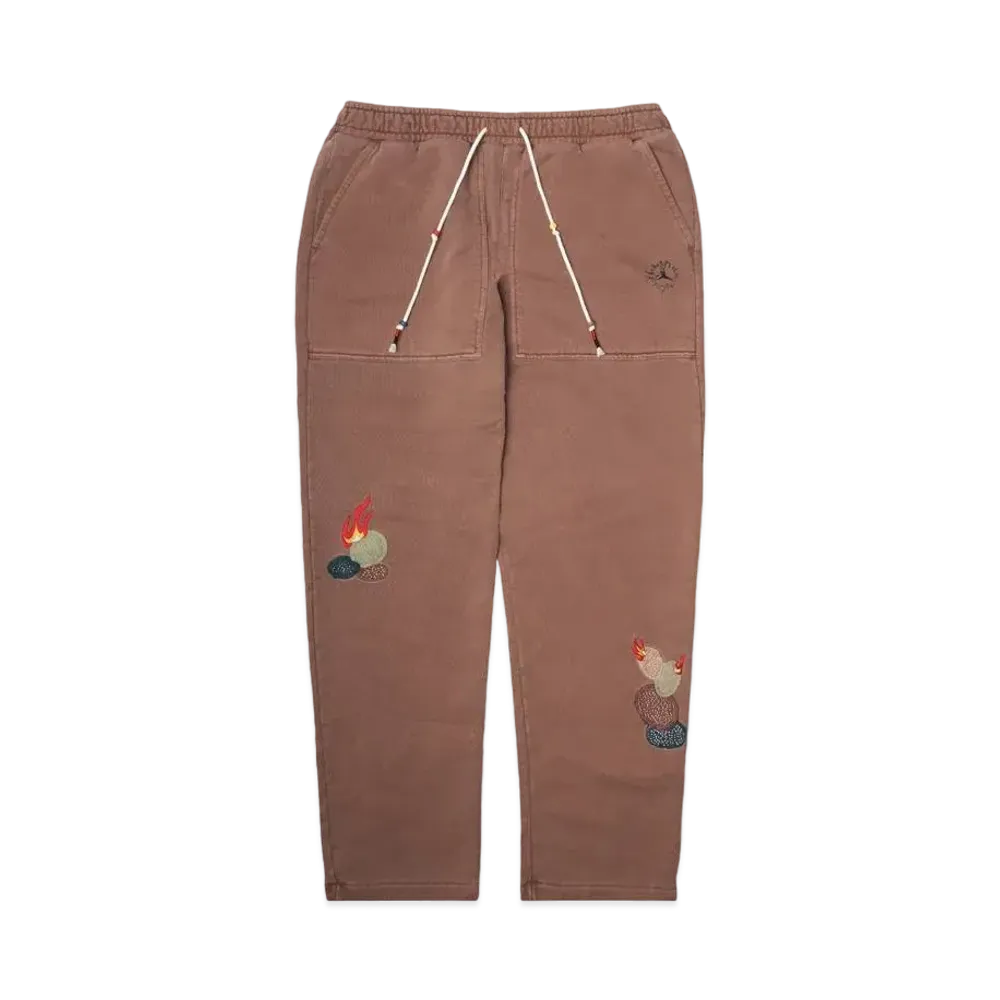 Travis Scott x Air Jordan Brand M J TS FLC Pant "Archaeo Brown"