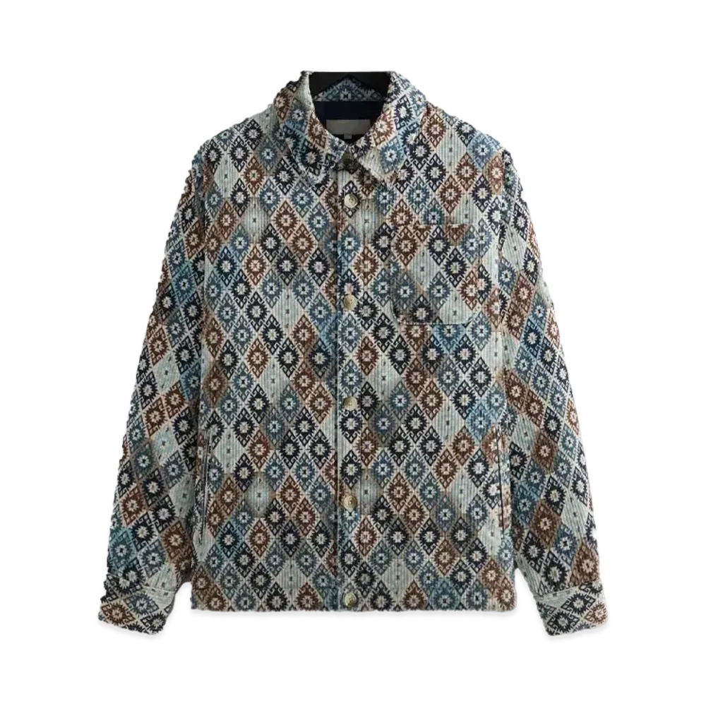 Kith Kilim Mosaic Brixton Puffed Shirt Jacket "Muslin"