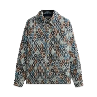 Kith Kilim Mosaic Brixton Puffed Shirt Jacket "Muslin"