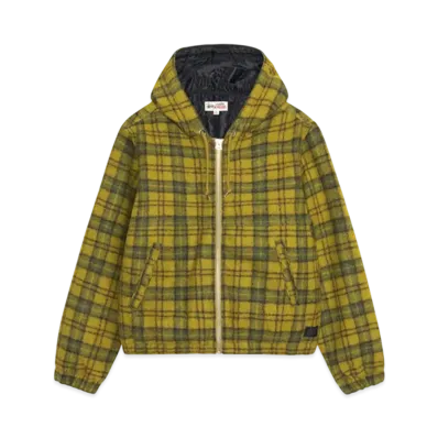 Stussy Work Jacket Wool Plaid "Green"