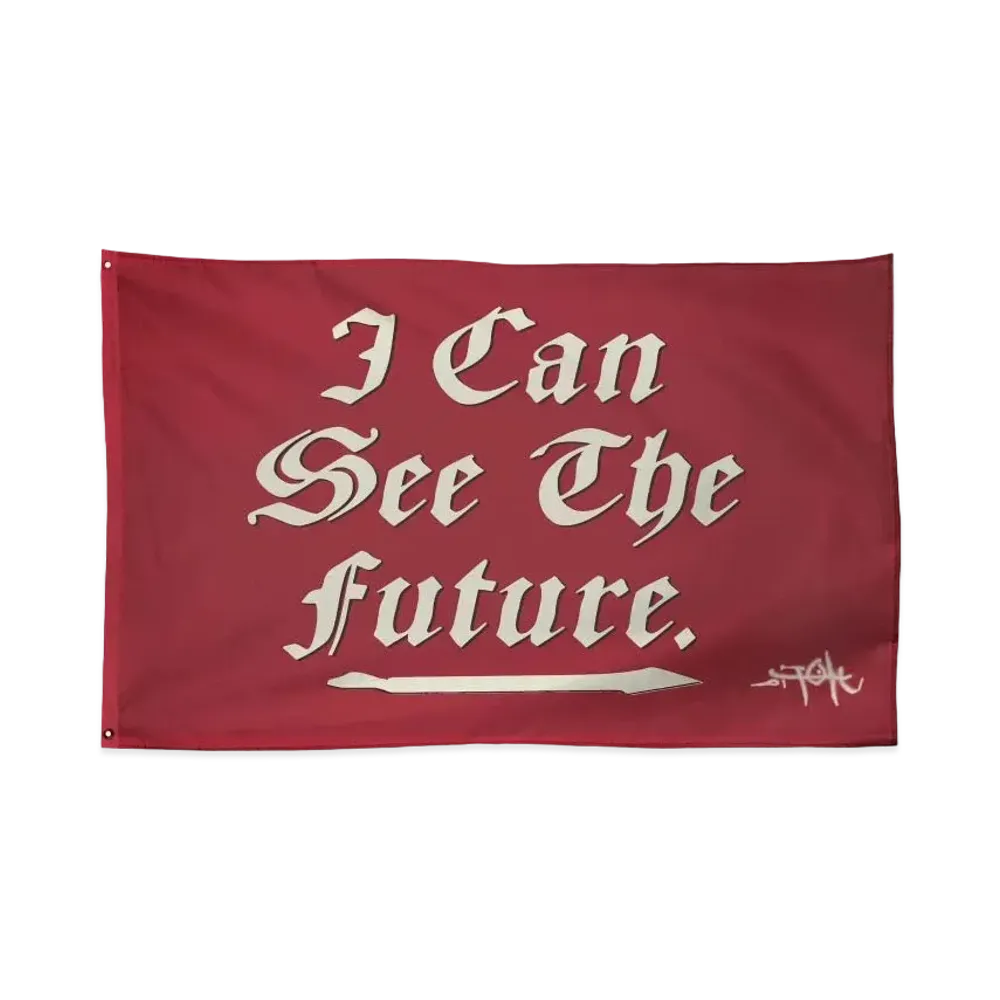 Travis Scott See The Future Flag "Red"