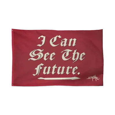 Travis Scott See The Future Flag "Red"