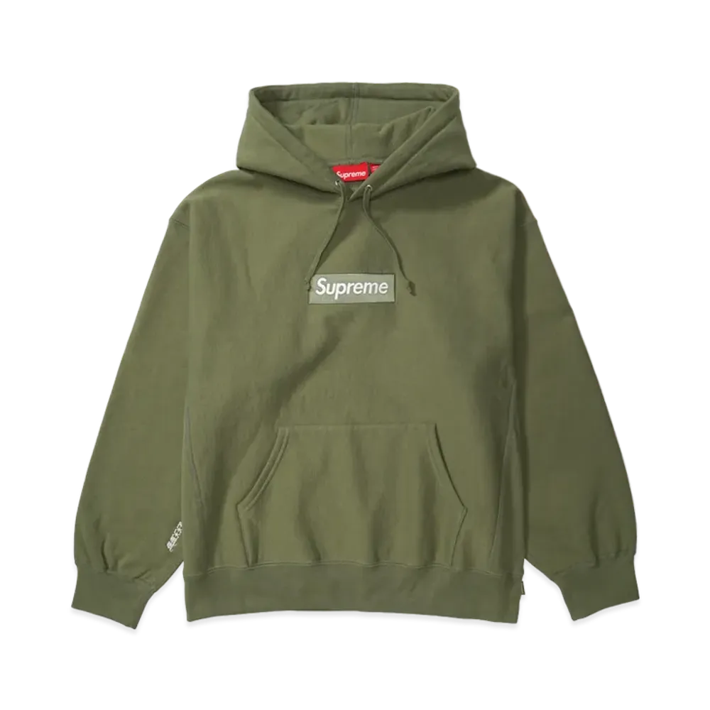 Supreme Box Logo Hooded Sweatshirt (25FW) "Light Olive"
