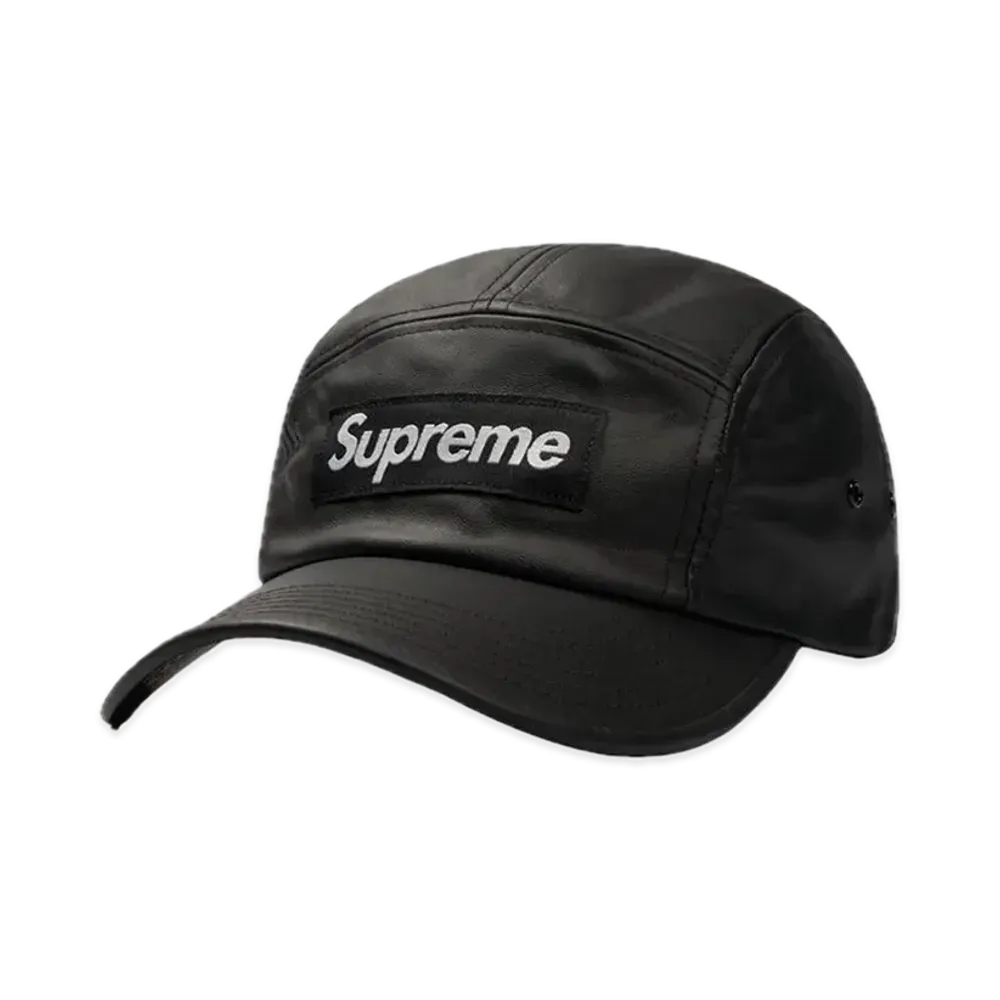 Supreme Leather Camp Cap 