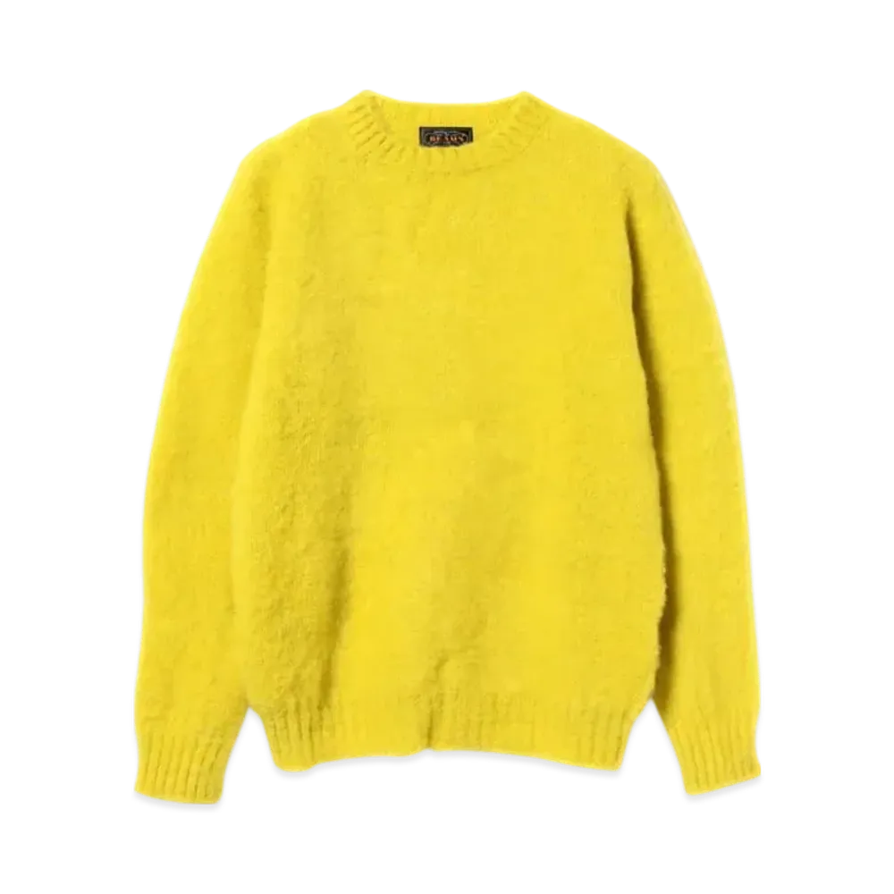 BEAMS Shetland Crew "Pistachio 417"