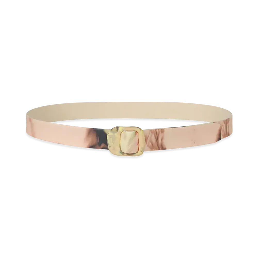 HOMME PLISSE ISSEY MIYAKE Agate Belt "Orange Beige"