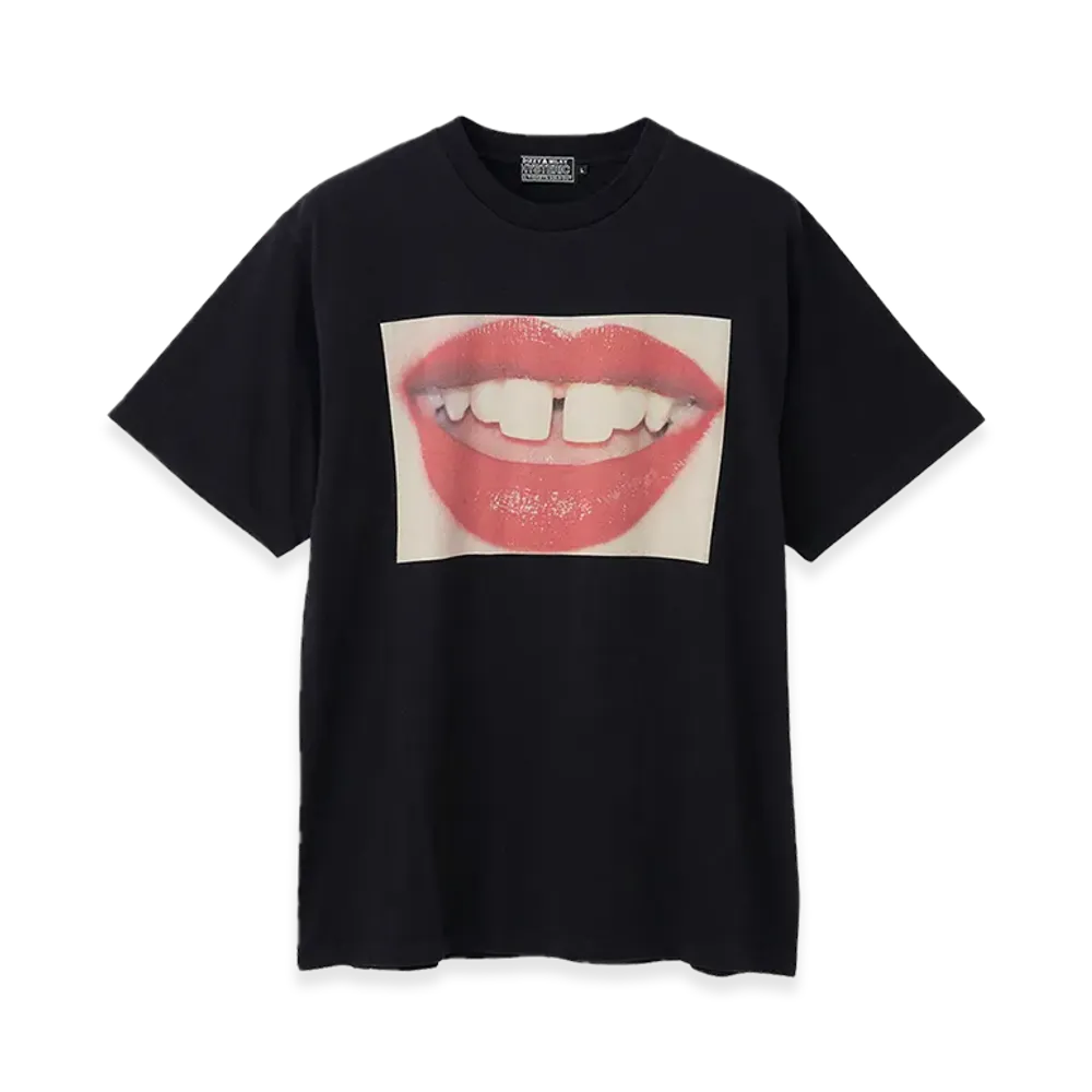 HYSTERIC GLAMOUR x Terry Richardson Gaptooth Smile T-Shirts "Black"
