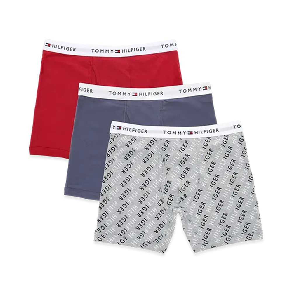 TOMMY HILFIGER Boxer Shorts Set Of 3 "Carbon"