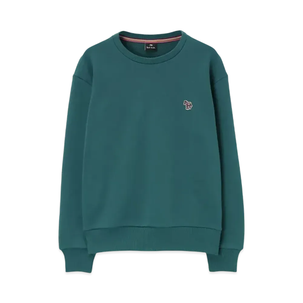 Paul Smith Women's Zebra Patch Sweatshirts "BlueGreen"