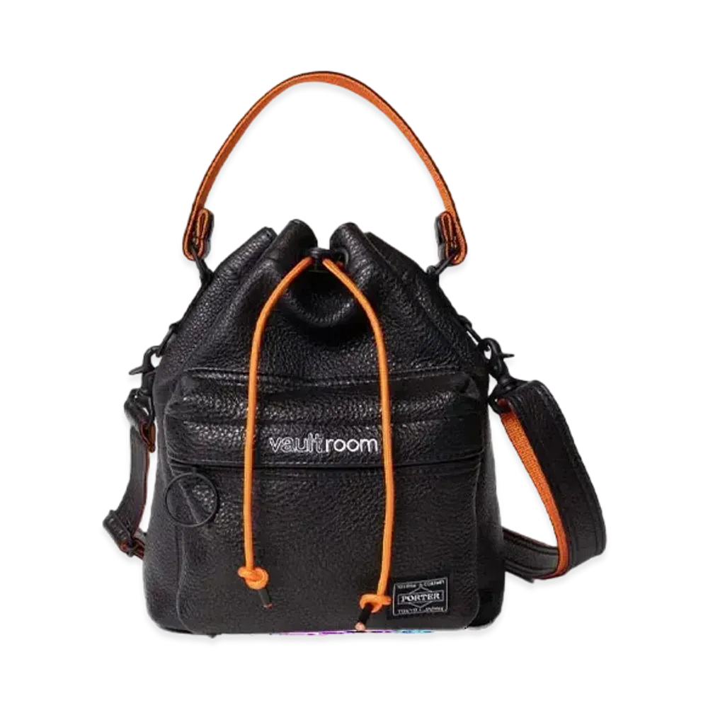 VAULTROOM x PORTER Leather Gaming Bag "Black"