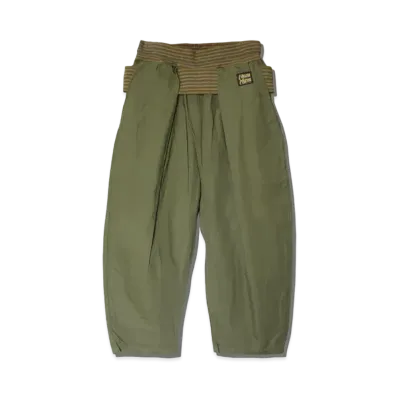 KAPITAL OX SHIMOKITA 7-MINUTE LENGTH PANTS "Khaki"