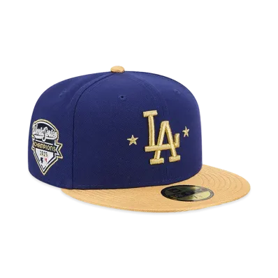 NEW ERA 59Fifty 2025 MLB Gold Collection Los Angeles Dodgers "Dark Royal"