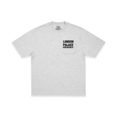 PALACE Shop Numbers T-Shirt "Grey Marl"