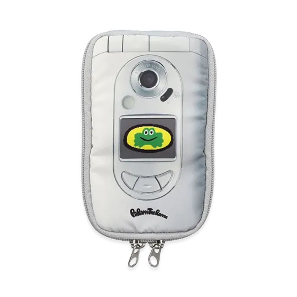 WIND AND SEA PARAPPA The Rapper Flip Phone Pouch "Gray"