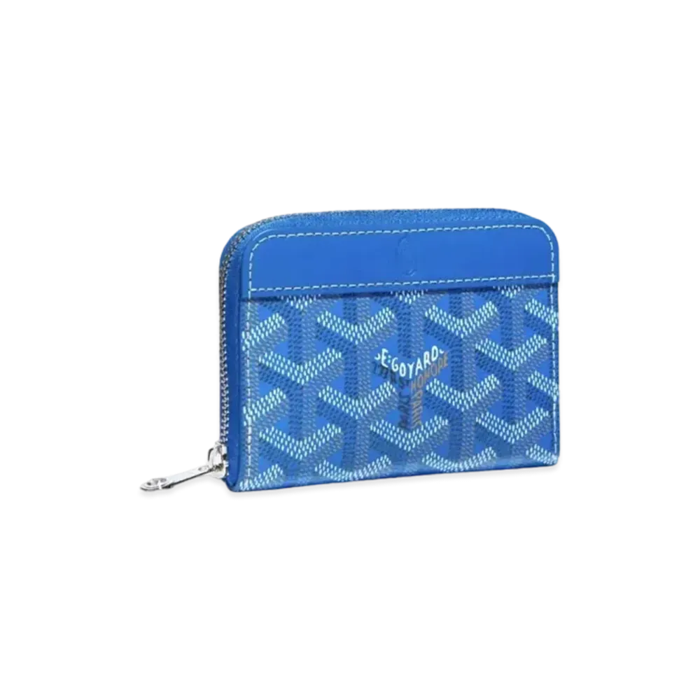 Goyard Matignon Mini Wallet "Blue"