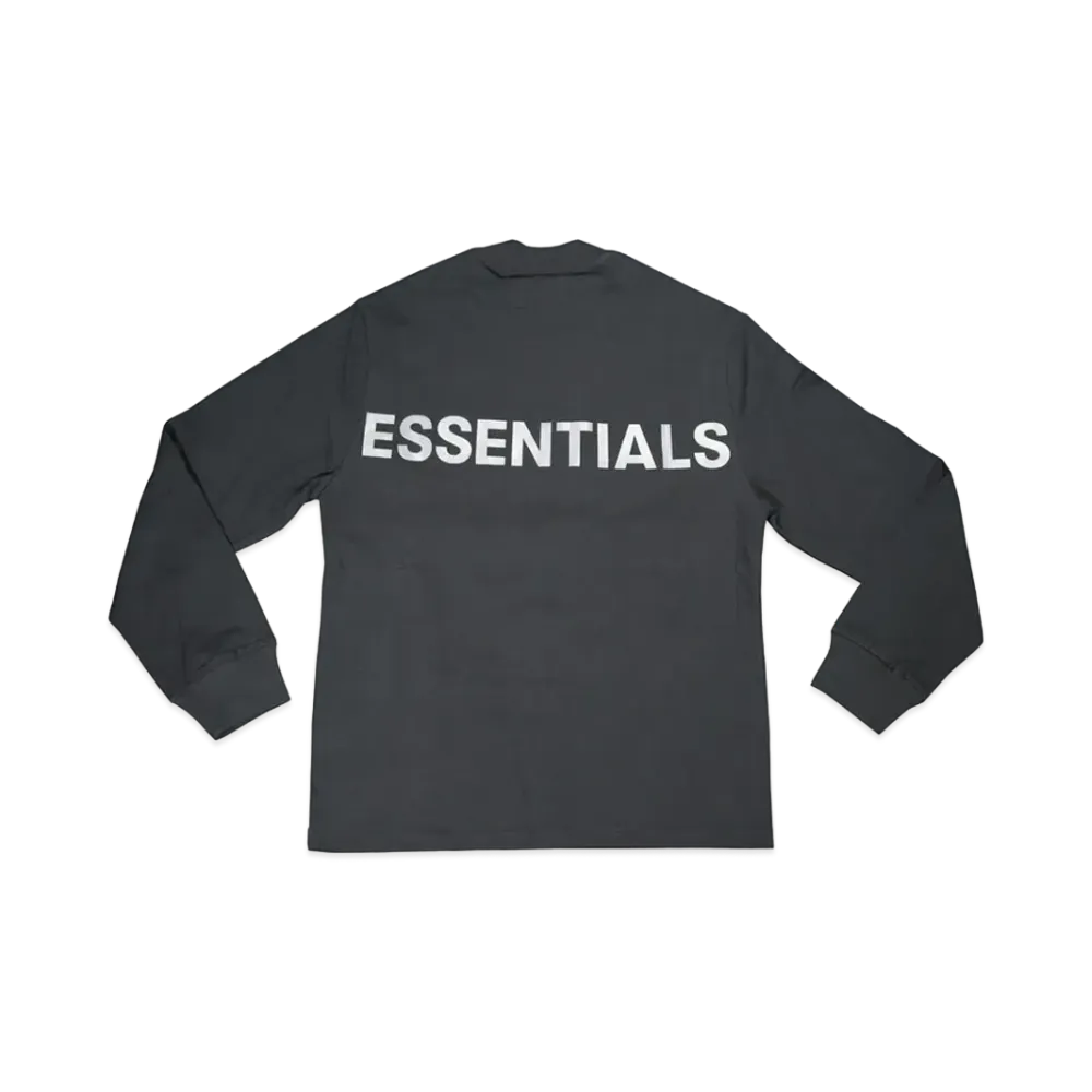 FEAR OF GOD ESSENTIALS 3M Logo Crewneck Sweatshirt "Black"