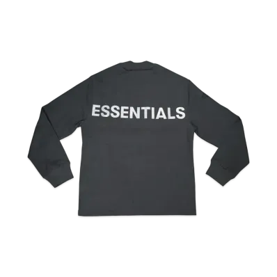 FEAR OF GOD ESSENTIALS 3M Logo Crewneck Sweatshirt "Black"