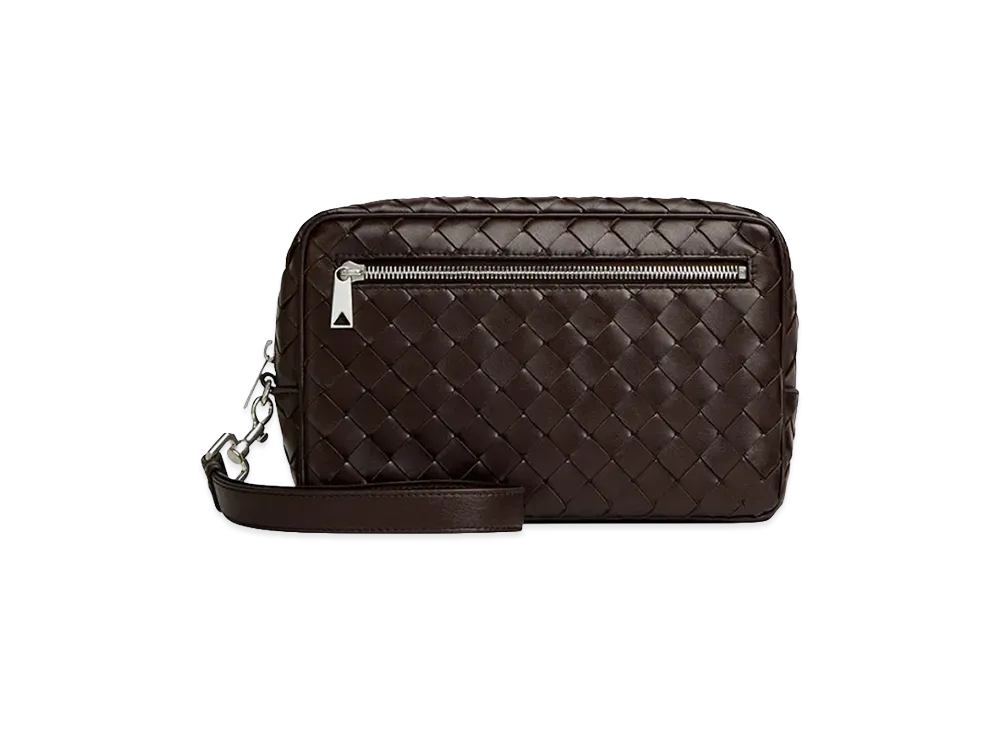 Bottega Veneta Braided Pouch "Brown"