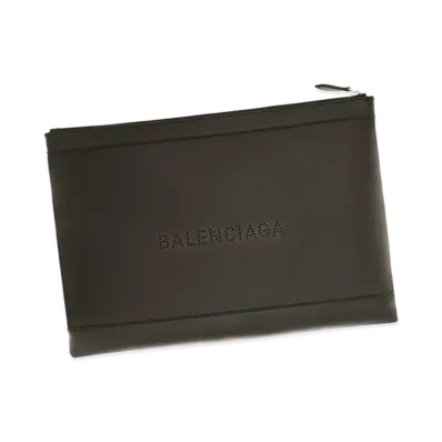 BALENCIAGA Navy Clip M "Black"