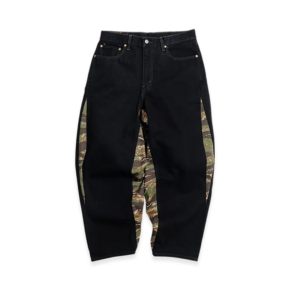 Levi's Nagoya Limited 550 Customized Expansion Baggy Jeans V2 S/D "Black Denim"