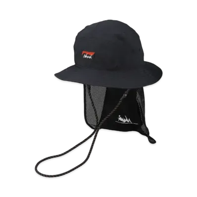 WIND AND SEA x NANGA NYLON TUSSER HAT "Black"