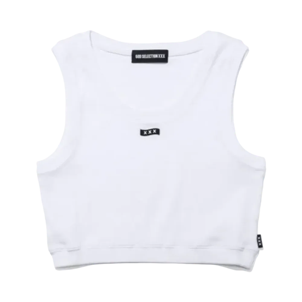 GOD SELECTION XXX Short Tank Top GXL-S24-CS-04 "White"
