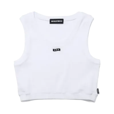 GOD SELECTION XXX Short Tank Top GXL-S24-CS-04 "White"