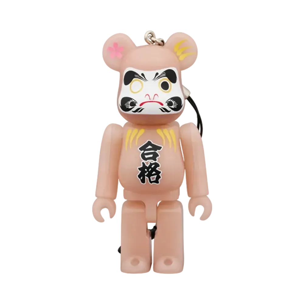 MEDICOM TOY "BEARBRICK" Daruma Gokaku Red Luminous 100%