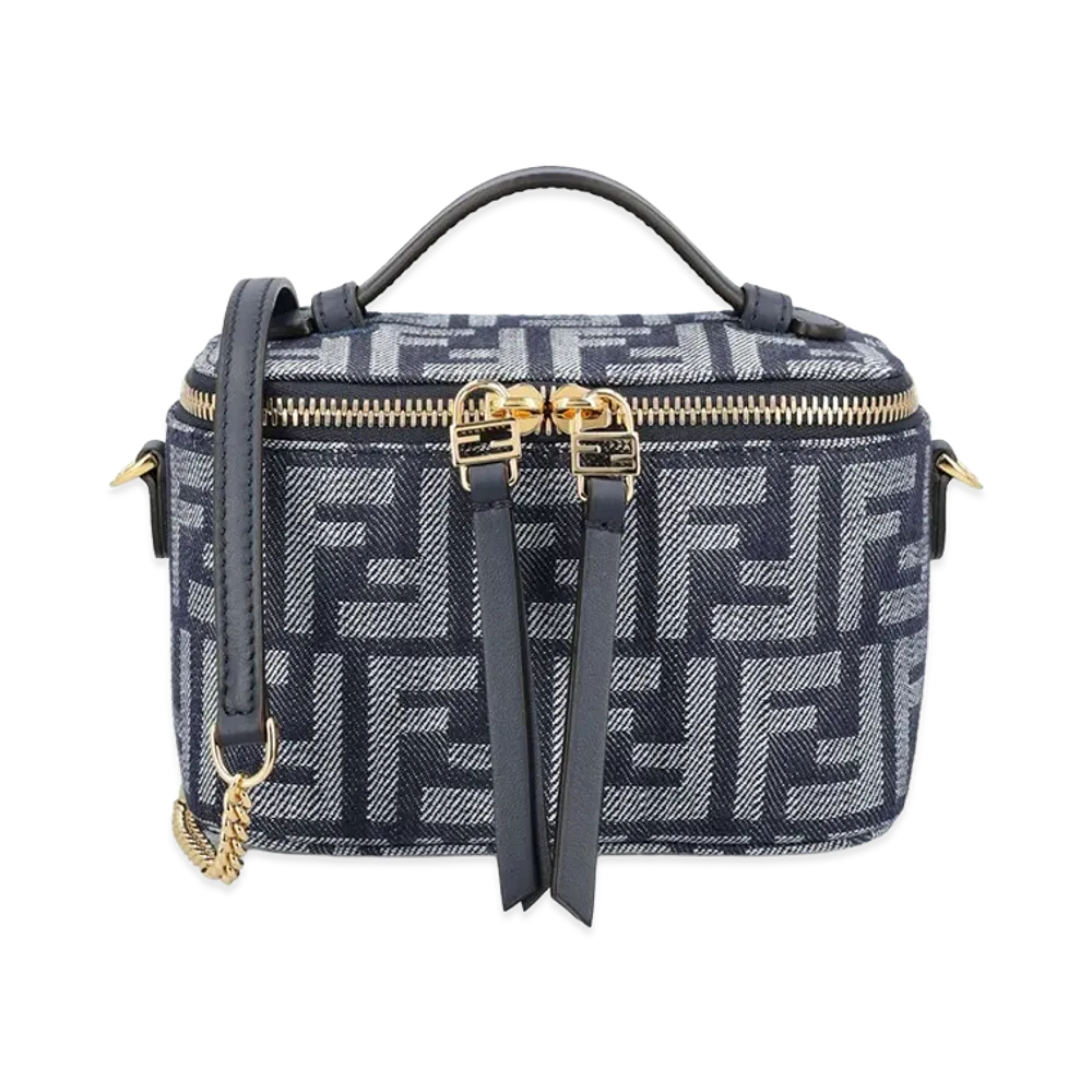 FENDI Women's Vanity Handbag "Blue"