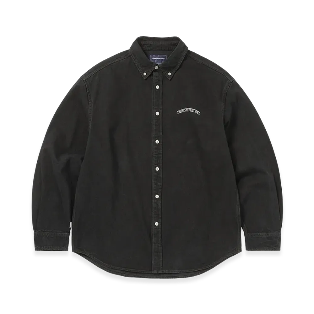 thisisneverthat Washed Denim Shirt "Black"