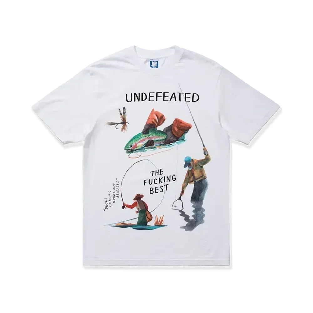 UNDEFEATED CATCH & RELEASE S/S TEE - 80242 "White"