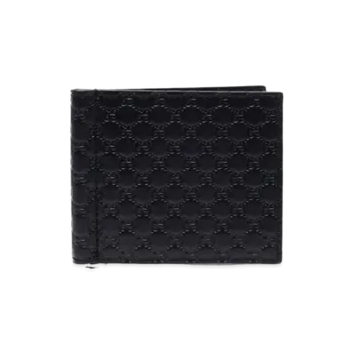 GUCCI Micro Guccissima Margaux Money Clip "Black"