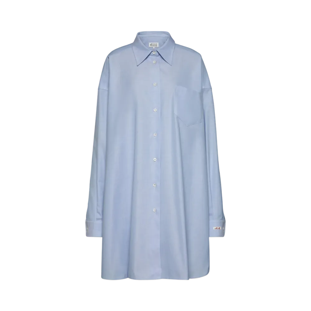 Maison Margiela Women's Shirt Dress "Light Blue"